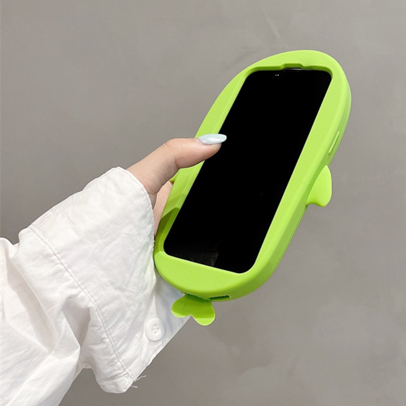 Ốp Điện Thoại Hình Dép Tông Xanh Lá Dễ Thương Thông Dụng Chống Rơi Cho iphone11 12 13 14