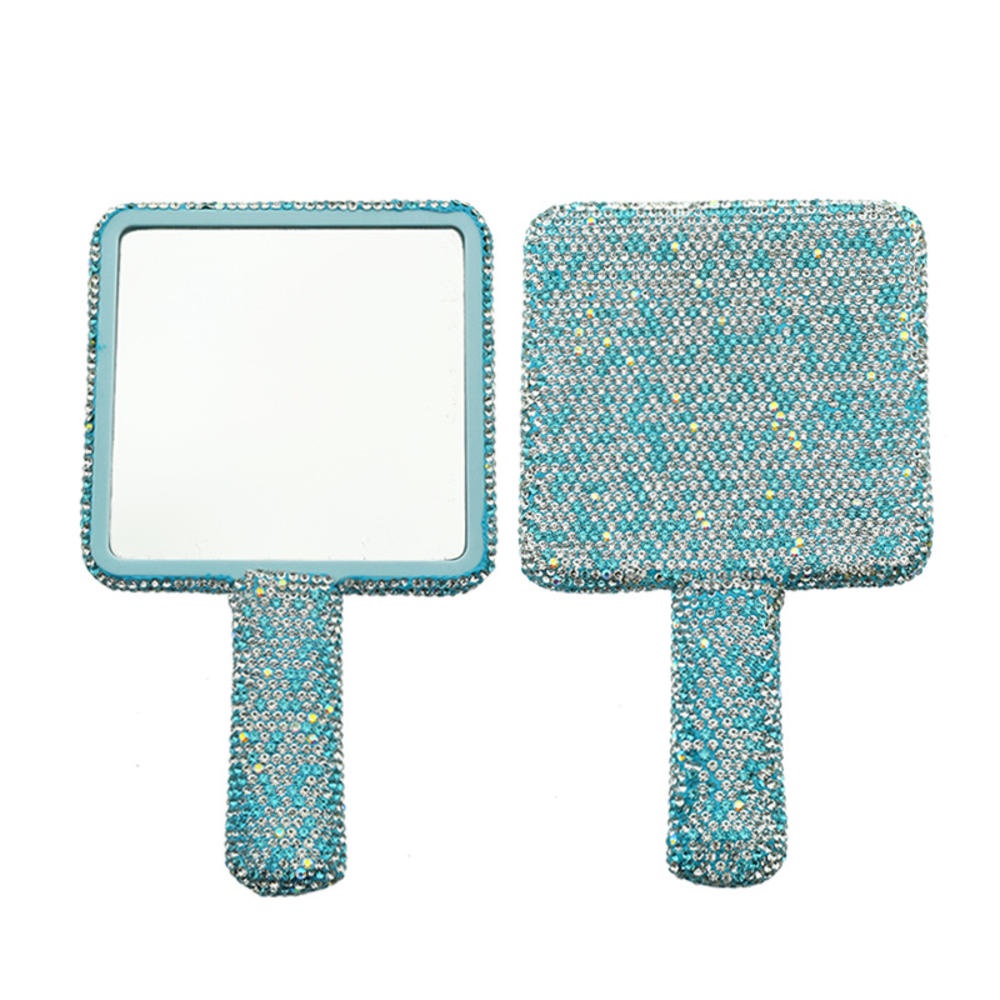 Gương Trang Điểm Cầm Tay Đính Đá Thời Trang Cao Cấp