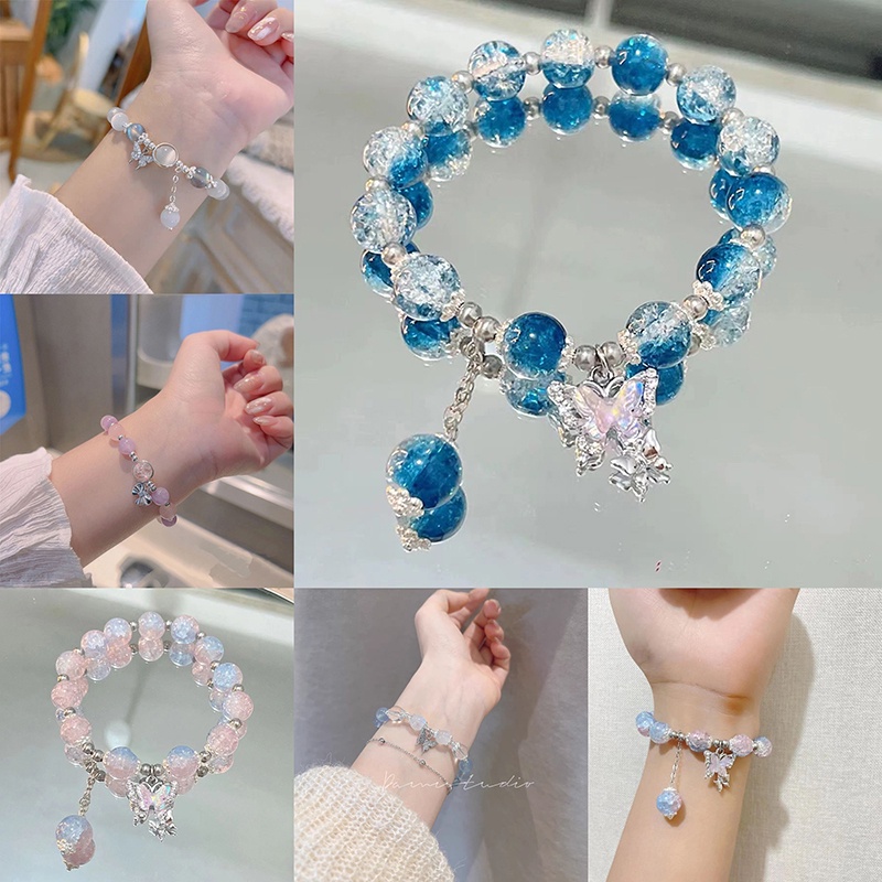 Vòng Tay Hình Bướm Bằng Hợp Kim Xinh Xắn Cho Nữ