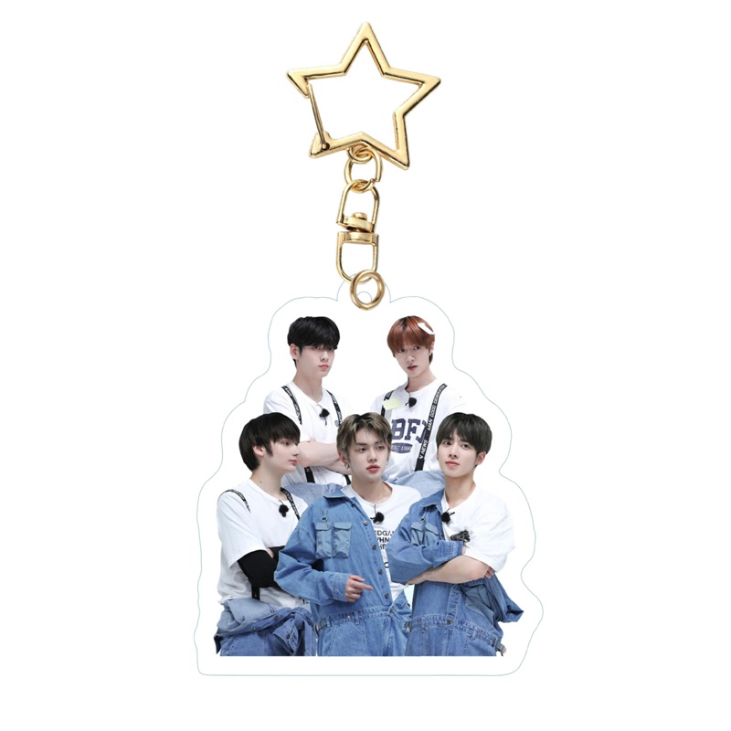 Bh kpop txt men's group acrylic keychain bag mặt dây chuyền