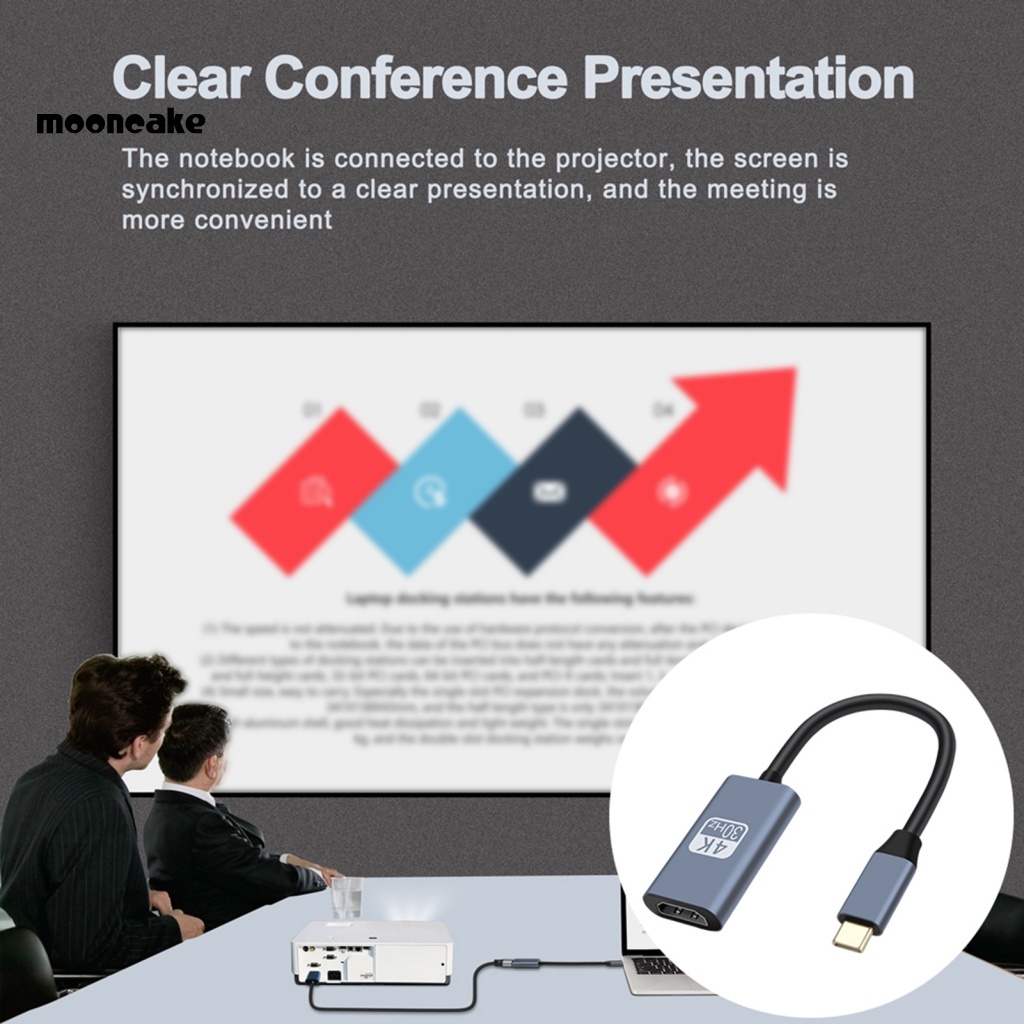 Cáp ChuyểN Từ Type-C Sang HDMI-compatible 4K HD Cho Laptop / Điện Thoại / PC