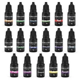 10ml uv resin keo màu uv chữa epoxy uv keo pigment diy nhựa khuôn gel trang sức