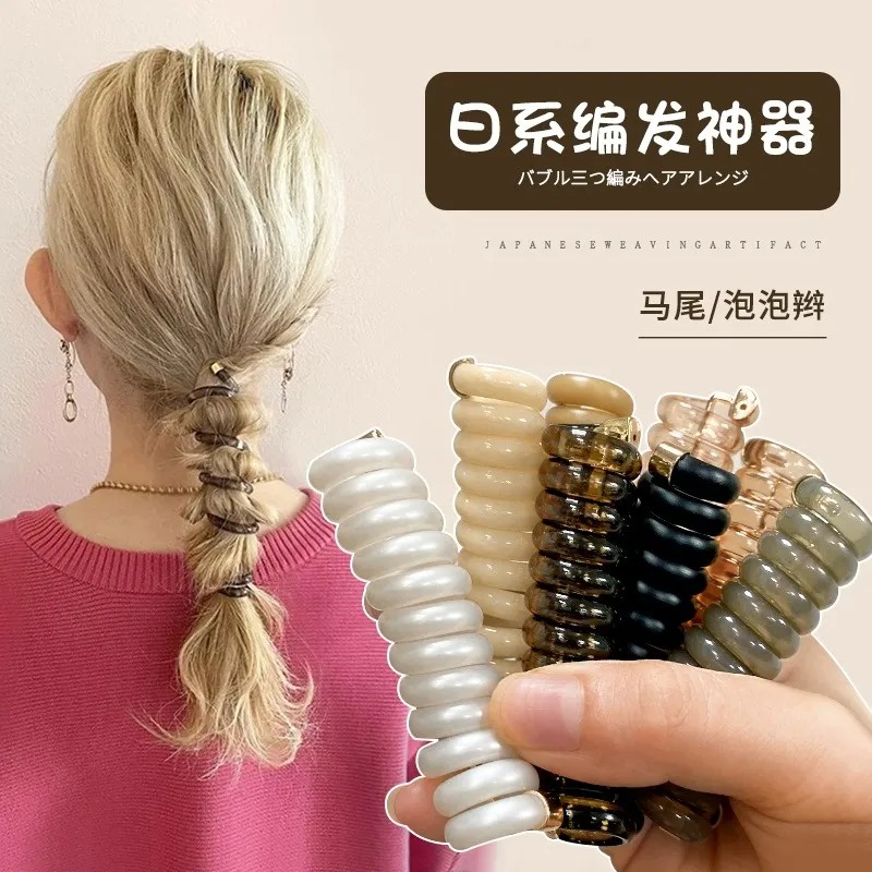 Dây buộc tóc lò xo Dây Buộc Tóc Cao Su Co Giãn Hình Hoa Hướng Dương Phong Cách Mới Cho Nữ