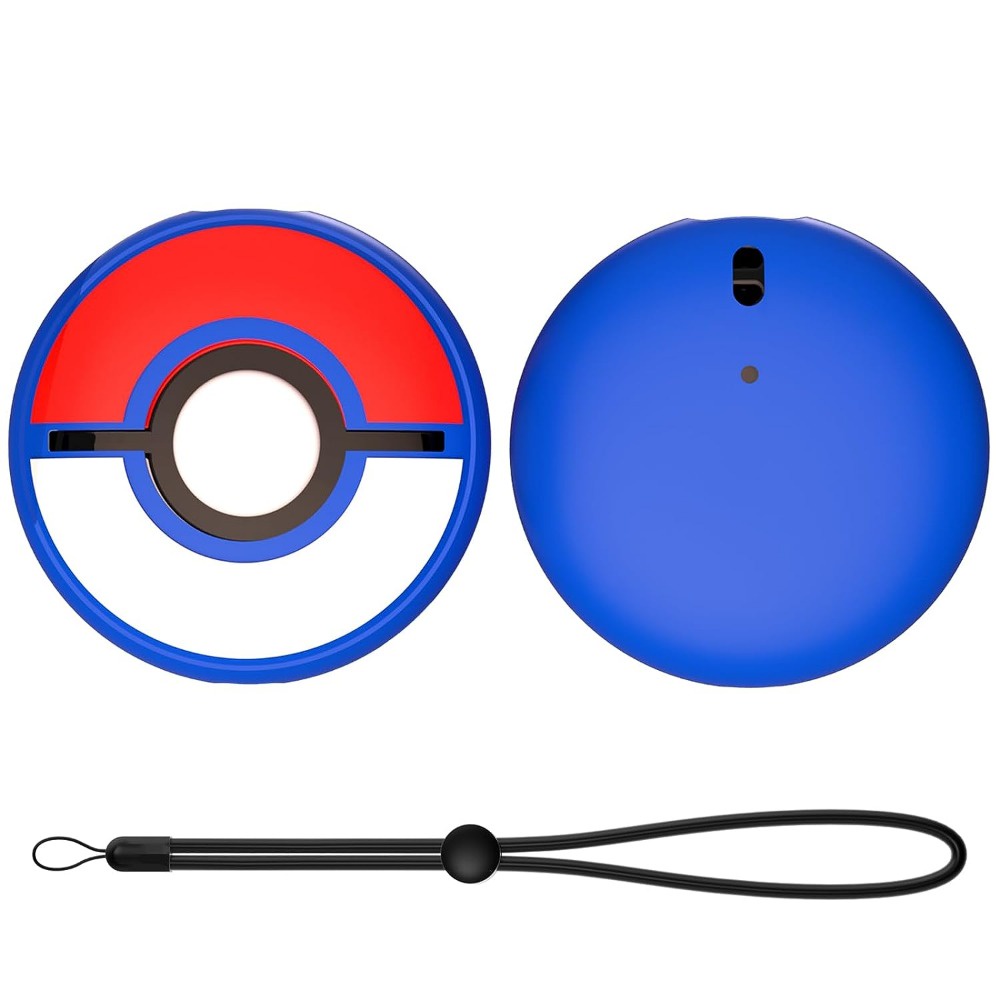Vỏ bảo vệ cho nintendo pokemon go plus + 2023 vỏ silicon mềm với dây đeo cổ tay