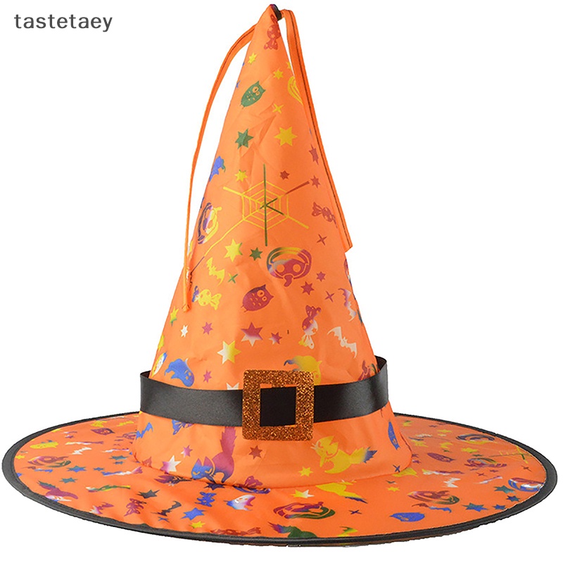 Ngon halloween mũ phù thủy phát sáng với đèn led cây treo ngoài trời mũ phát sáng trang trí tiệc tại nhà cosplay trang phục đạo cụ en