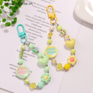 Trtop Móc Khóa Hình Trái Tim / Bông Hoa Bằng acrylic Nhiều Màu Xinh Xắn vn