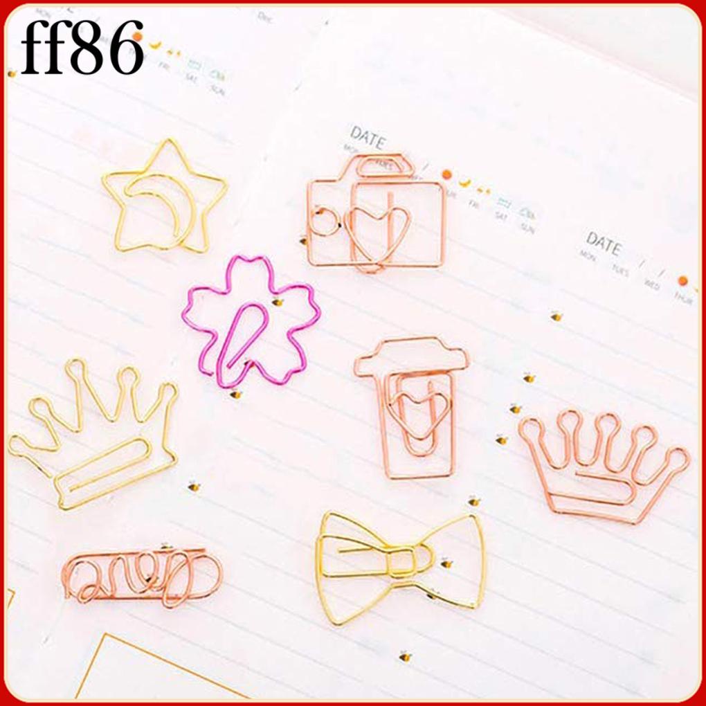 1/2/3 delicacy phim hoạt hình vàng hồng kẹp giấy đánh dấu ghi nhớ clip đồ dùng văn phòng