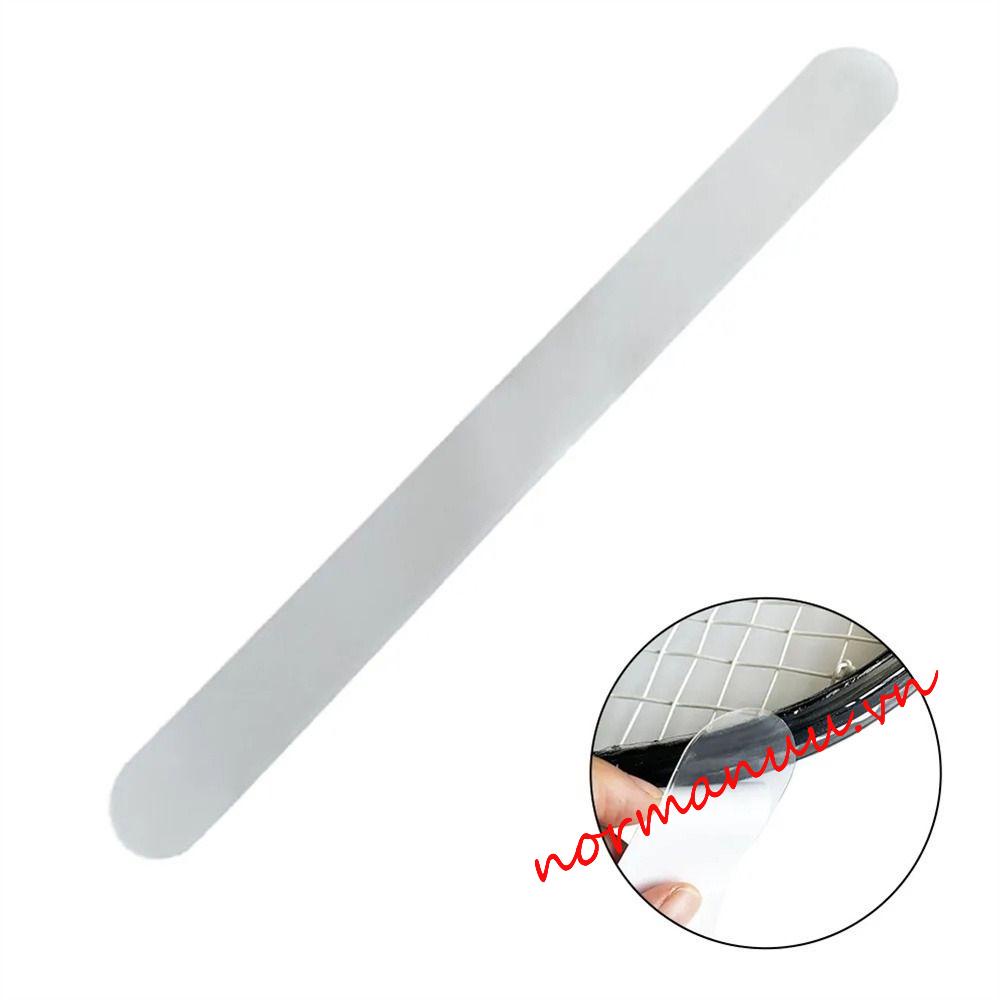 Băng bảo vệ vợt tennis norman6g, chống xước giảm ma sát miếng dán đầu vợt, thể thao ngoài trời trong suốt 37cm tpu khung bảo vệ vợt phụ kiện cầu lông