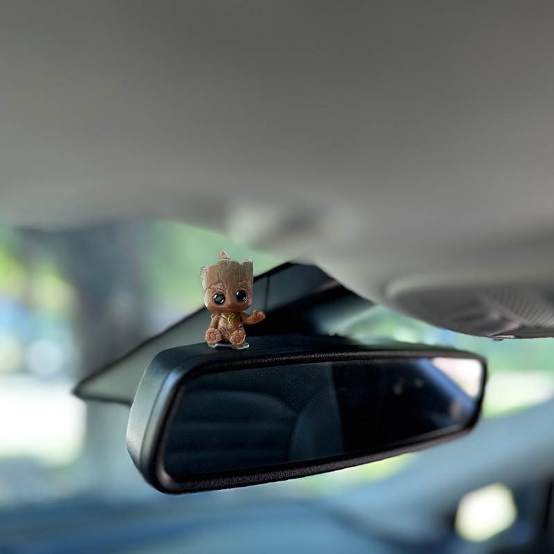 Guardians of the galaxy tree hình groot car center console đồ trang trí phim hoạt hình dễ thương xe búp bê đồ trang trí chữa bệnh xe hơi phụ kiện làm bằng tay