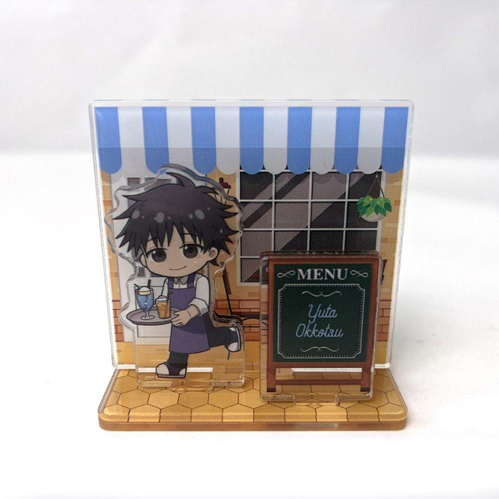 Kệ đứng trang trí MMULCK họa tiết jujutsu kaisen figure itadori yuji bằng acrylic quán cà phê/quà tặng cho người hâm mộ