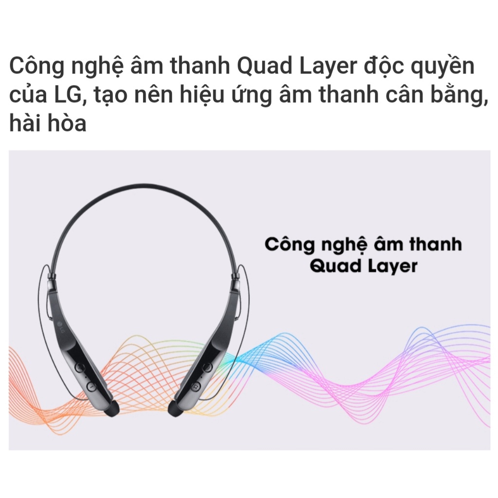 Tai nghe Bluetooth LG HBS 510 cao cấp hàng chính hãng nguyên seal và hàng cũ không vỏ