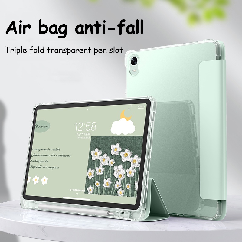 Đối với lenovo tab m10 plus 3rd 10.6 p11 plus 11 p11 pro 11.5 inch Ốp điện thoại bảo vệ chống va đập silicon mềm có khe cắm bút