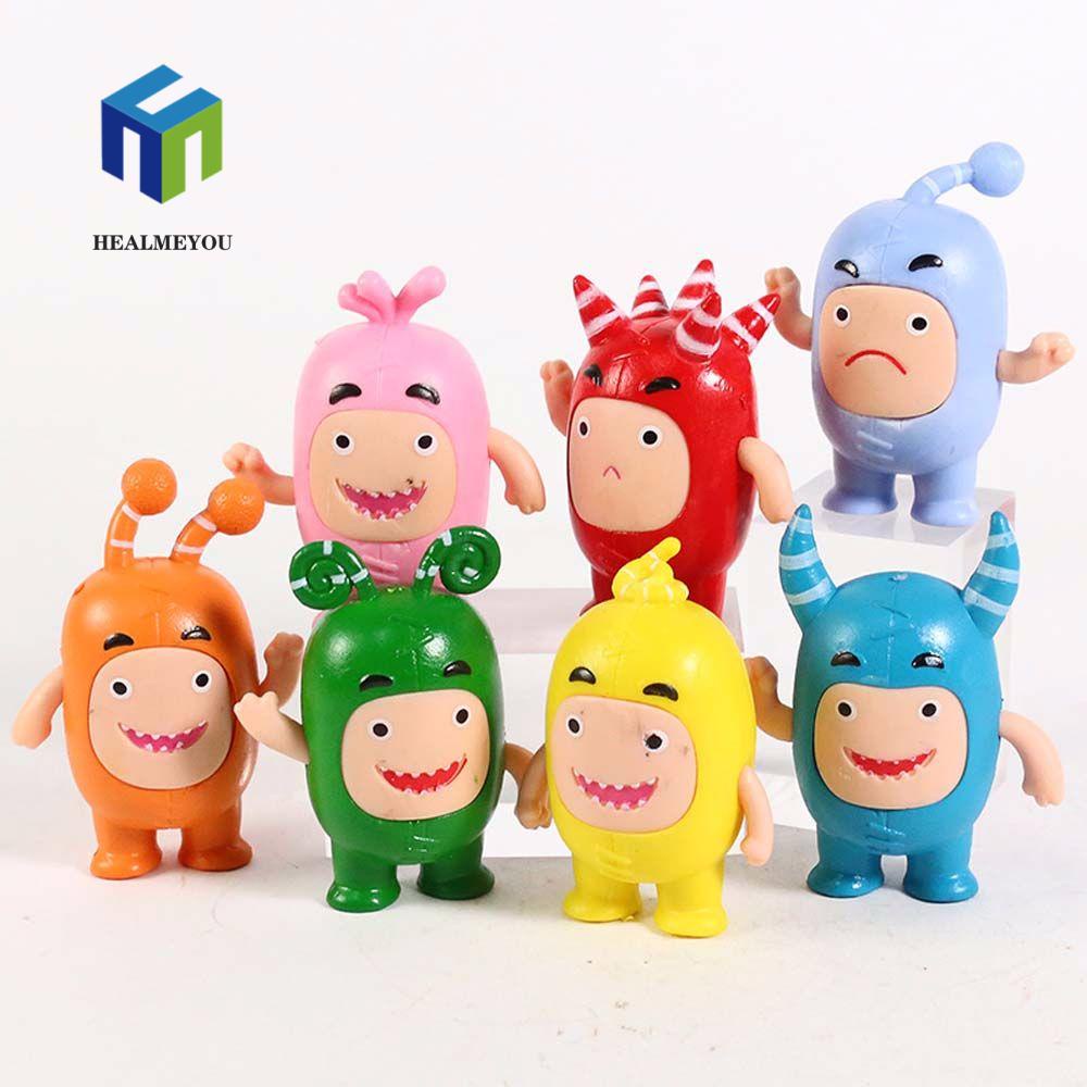Set 7 Mô Hình Đồ Chơi Nhân Vật Oddbods Dễ Thương Đáng Yêu
