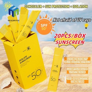 Hộp 20 Kem chống nắng body Dưỡng Ẩm Kiểm Soát Dầu Làm Trắng Da