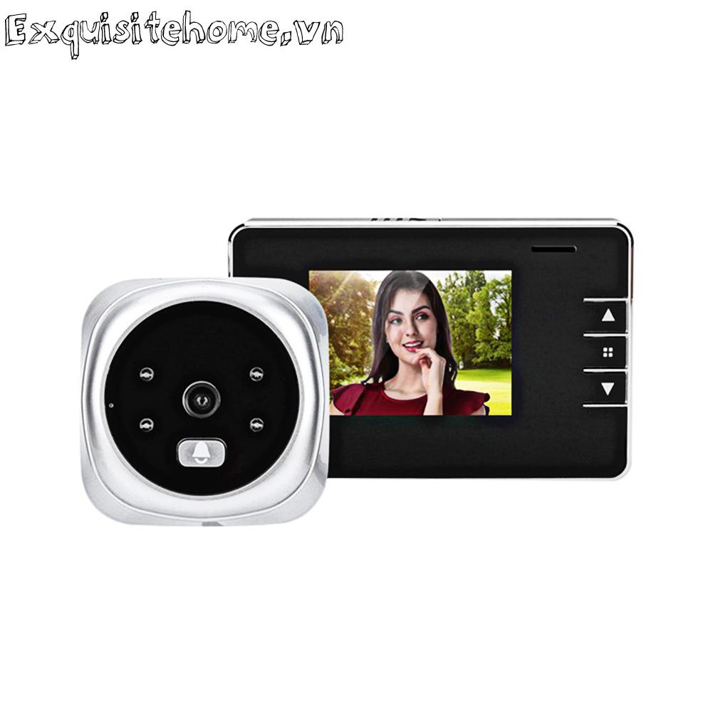 Camera chuông cửa video kỹ thuật số 2,8 inch tầm nhìn ban đêm mắt nhìn