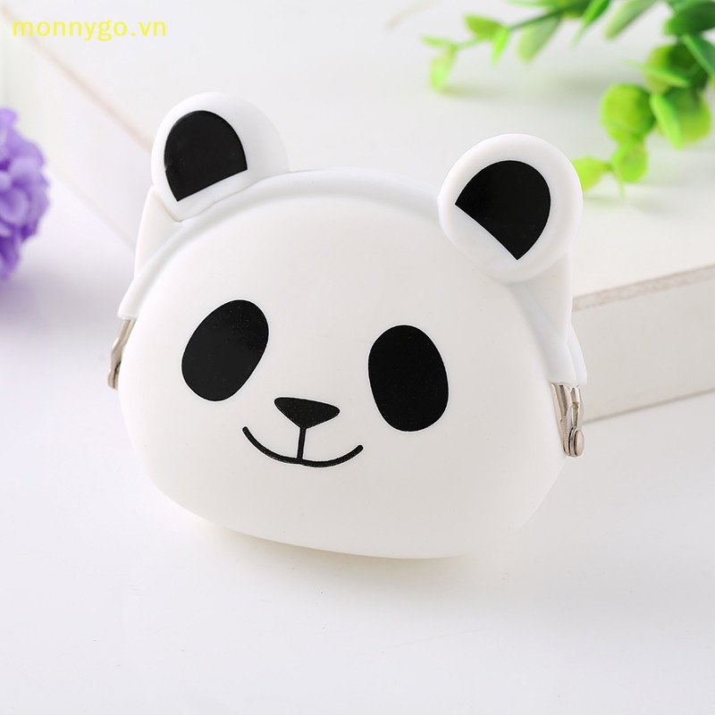 Monnygo Túi Đựng Tiền Xu / Tai Nghe mini Bằng Silicon Hình Động Vật Dễ Thương Dùng Làm Quà Tặng Cho Học Sinh vn