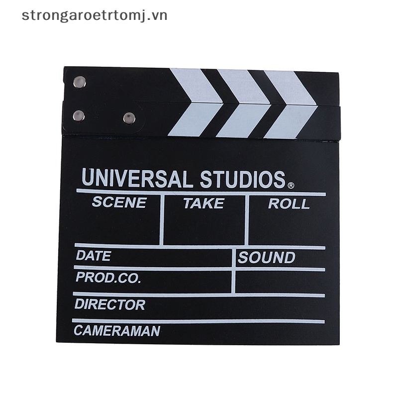 Strongaroetrtomj đạo diễn video acrylic clapboard khô xóa tv phim phim clapper board slate.