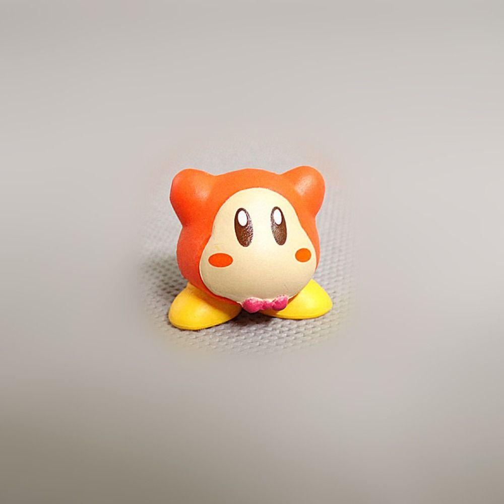 Mmluck kirby figurine doll, vật liệu tự làm hình anime, đồ chơi mô hình kirby ngôi sao hồng dễ thương pvc sưu tầm
