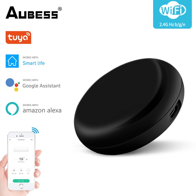 TUYA WiFi Thông Minh Điều Khiển Hồng Ngoại Điều Khiển Quạt TV Bằng Giọng Nói Tương Thích Với Google Home & Alexa Nhà Tự Động PK S08 S09 PRO