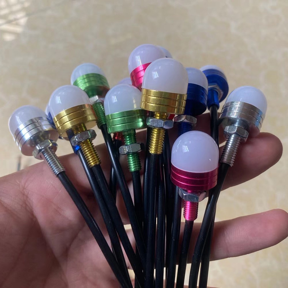 Nhóm đèn led 2pc dành cho xe máy lắp đặt biển số xe máy điện 38cm 12v