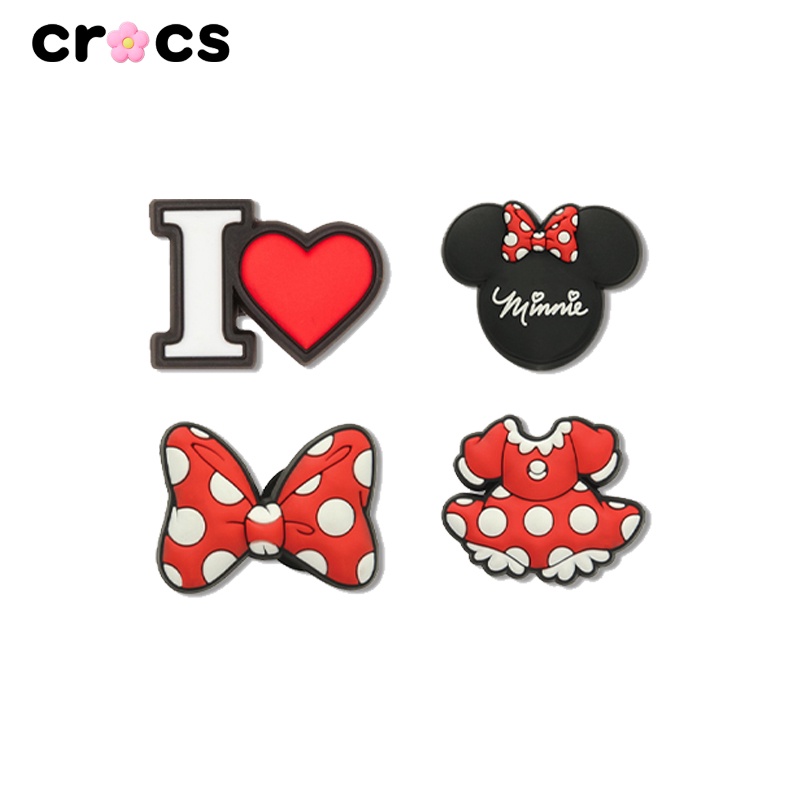 Jibbitz crocs khóa giày phụ kiện crocs dòng disney mickey minnie phim hoạt hình khóa trang trí charm crocs
