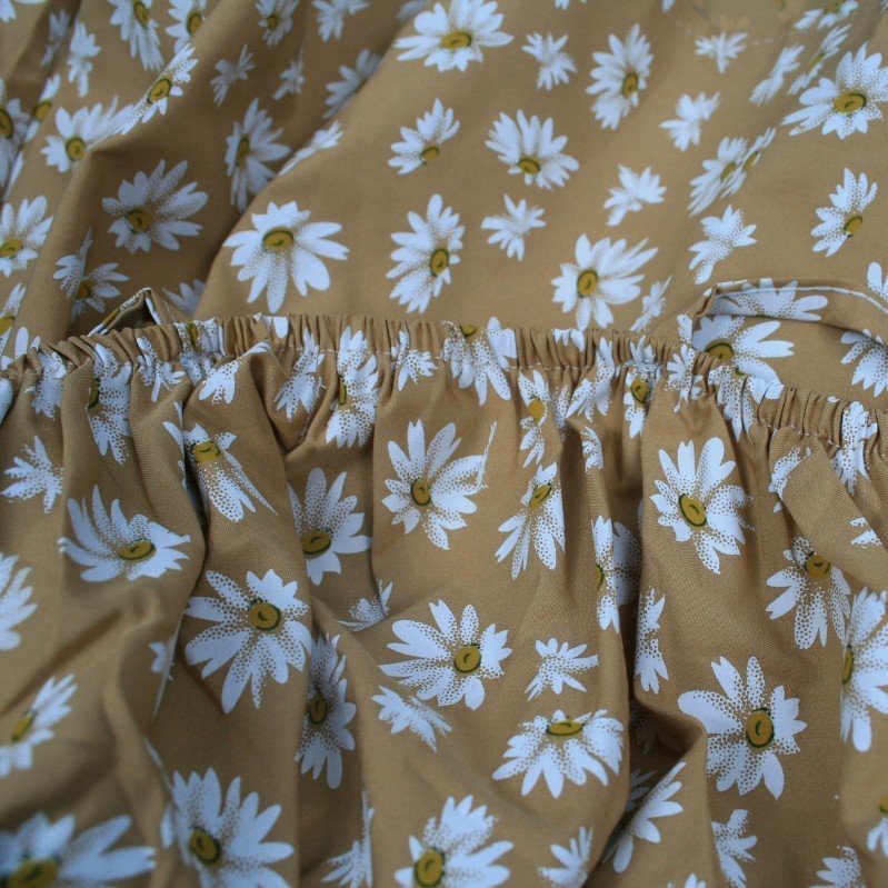 Jumsuit hoa cúc Labu chất liệu vải thô mát lạnh