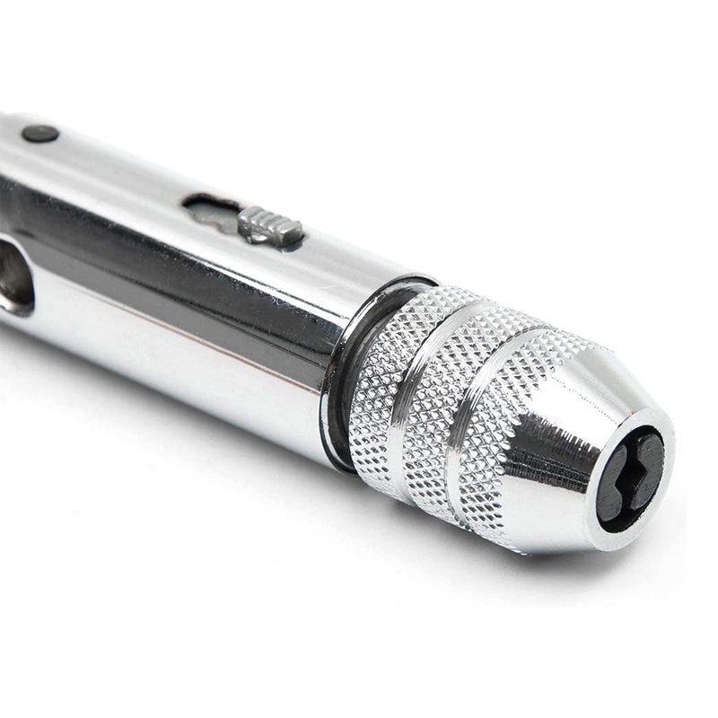 Tay cầm t-handle ratchet tap holder bộ cờ lê dụng cụ cầm tay 5 cái m3-m8 máy vít ren chỉ số phích cắm t-shaped tap