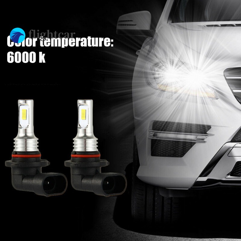 Ft 2 cái 35w 9005 hb3 đèn pha led bộ bóng đèn chip xe hơi lỗi canbus đèn pha miễn phí 6000k