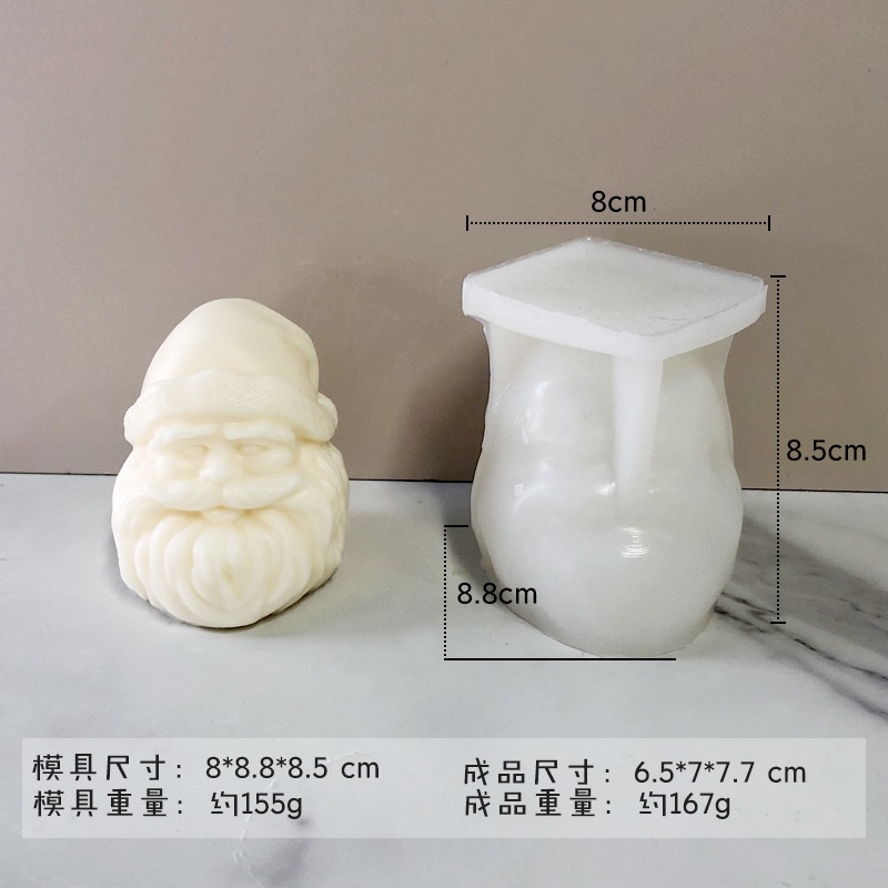 Khuôn silicone Làm Nến Thơm Hình Cây Thông Giáng Sinh diy
