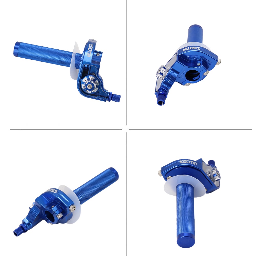 MOTOPRTS SHOP ZSDTRP 1PC Throttle Grips 22mm CNC Aluminum Alloy Twist Throttle Grip Universal Motorcycle Handle
