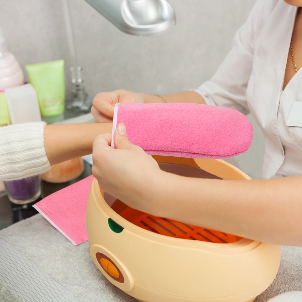 Găng Tay Sáp Paraffin Giữ Ấm Và Che Phủ Bàn Chân Khi Làm Việc Spa Cho Nữ
