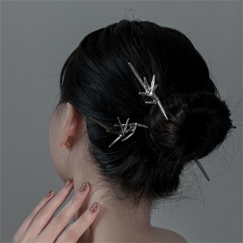 Trâm Cài Tóc Bằng Kim Loại Thiết Kế Mới Thời Trang Theo Phong Cách Trung Hoa