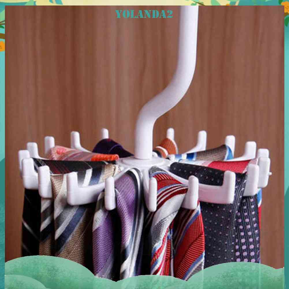 Giá Đỡ 18 Móc Treo Khăn Choàng, Thắt Lưng Tiện Lợi