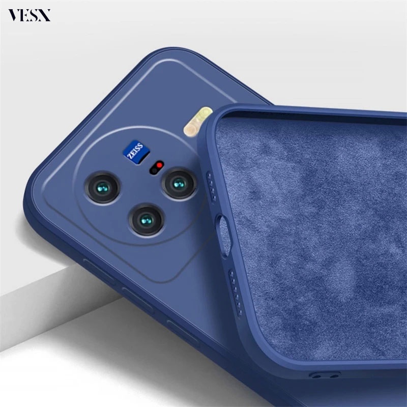 Ốp Điện Thoại Silicon Dẻo Chính Hãng Chống Sốc Cho VIVO X90 X80 X70 X60 X50 Pro Plus Pro+ 4G 5G 2023