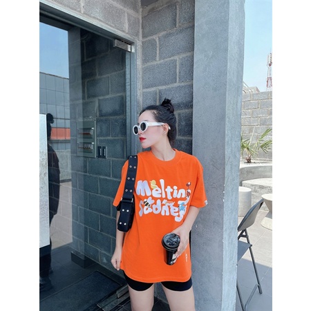 Áo Thun Mel Cloudy Unisex phù hợp nam nữ 40-80kg Cotton 100%