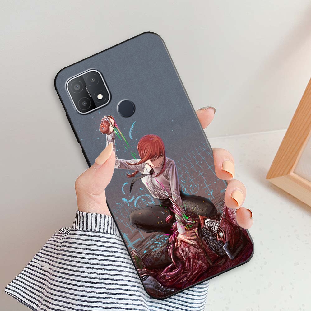 Ốp Điện Thoại TPU Dẻo Chống Sốc In Hình Anime Chainsaw Man Cho OPPO RENO 5 LITE 5F 5Z 6Z 7Z 7 LITE 5G