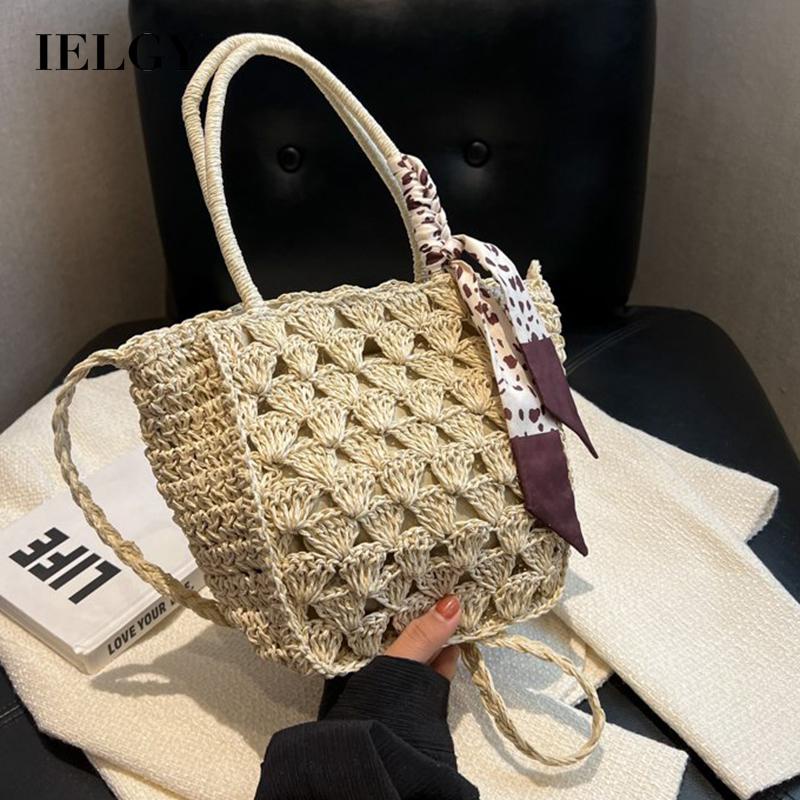 Ielgy Túi Xách Đeo Vai Phong Cách Nước Ngoài Thoải Mái Thời Trang Kỳ Nghỉ