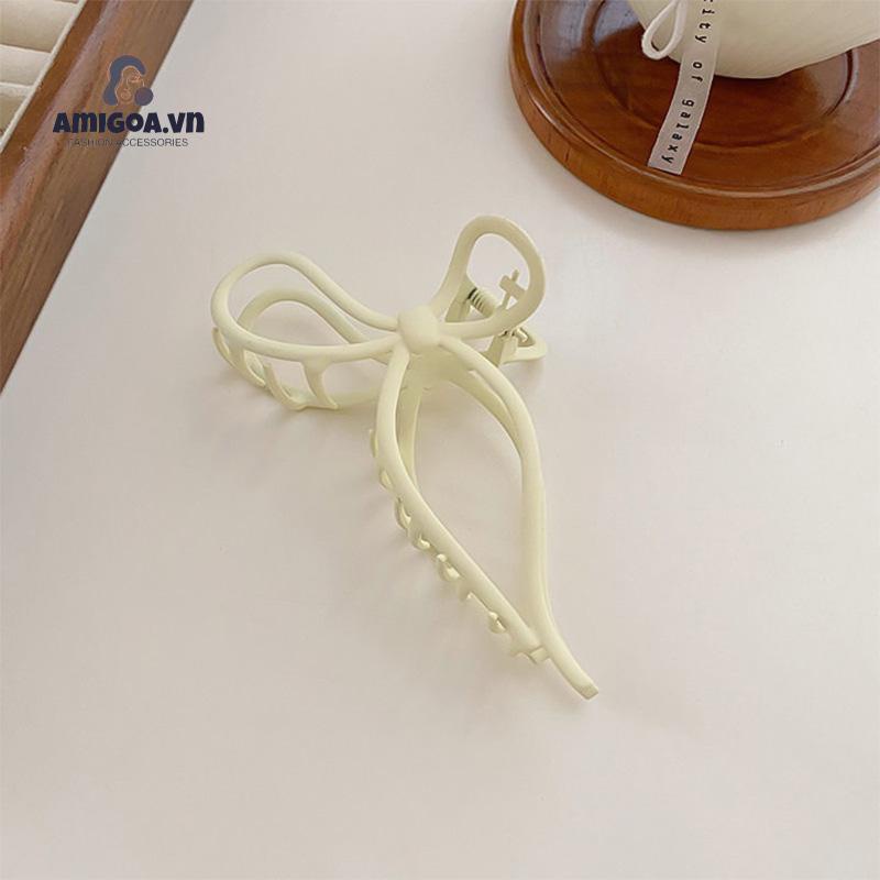 ✨✨Kẹp Tóc Hình Nơ Bằng Kaki Thời Trang Dành Cho Nữ