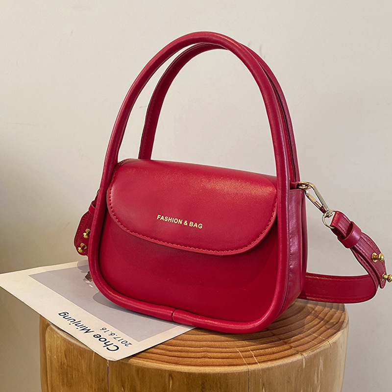 Túi Đeo Vai / Kẹp Nách Dáng Vuông Nhỏ Màu Trơn Nhỏ Xinh Thời Trang Hàn Quốc 2023 Cho Bạn Gái