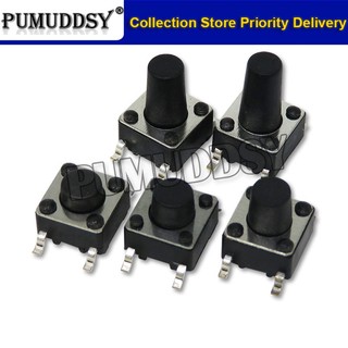 Set 50 Nút Công Tắc Ấn 6X6X4.3 / 5 / 6 / 7 / 7.3 / 9 / 10mm 6 * 6 * 4.3mm 5mm 6mm 7mm