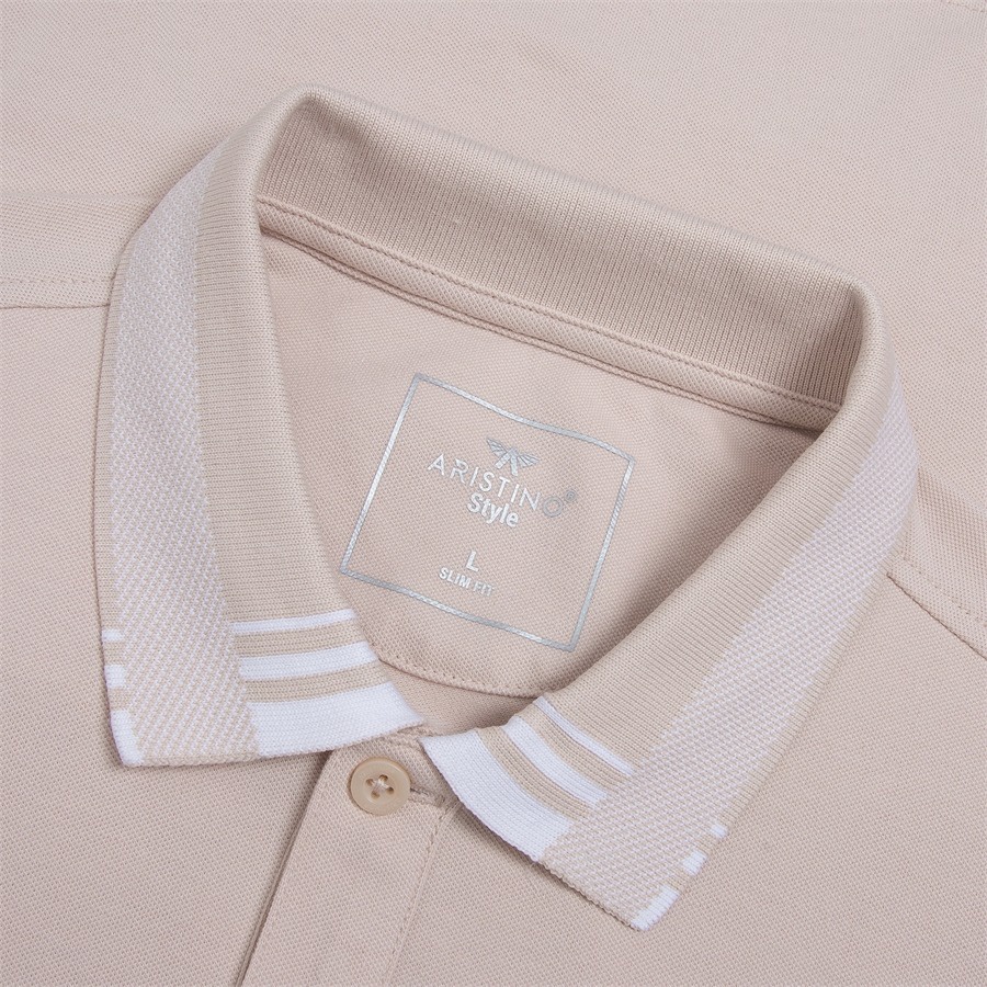 Áo polo ngắn tay ARISTINO  phom ôm nhẹ, 3 màu in họa tiết khỏe khoắn, ấn tượng - APS038S3