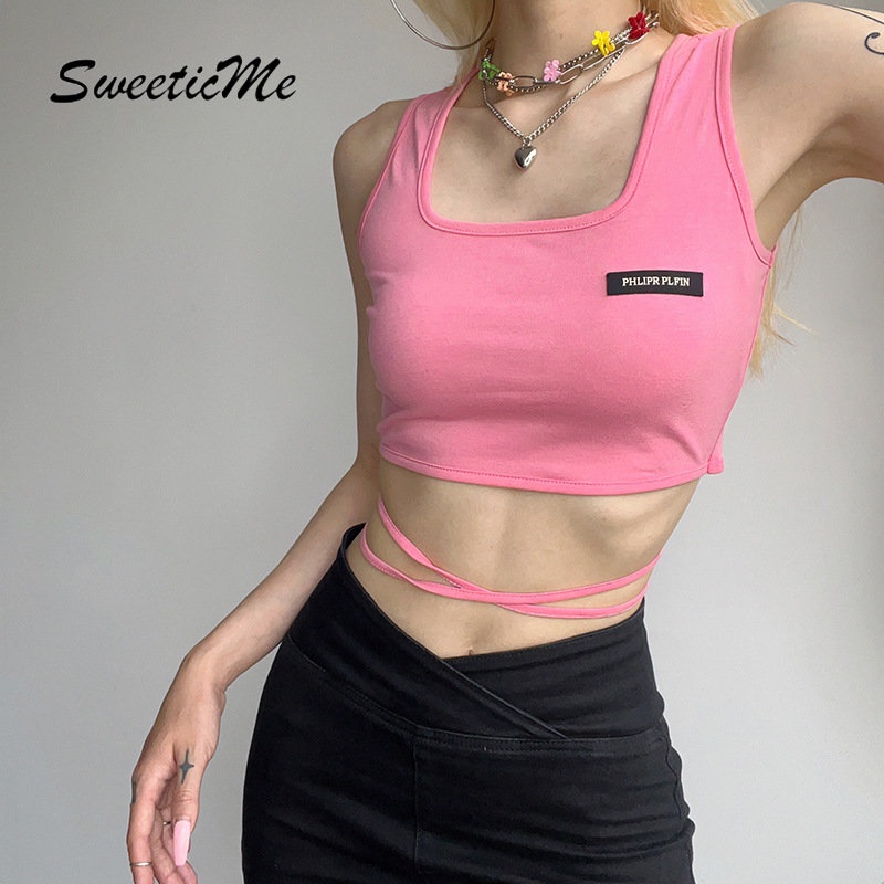 Áo Tank Top Ôm Dáng Màu Trơn Lưng Cao Thời Trang Mới 2023 Cho Nữ