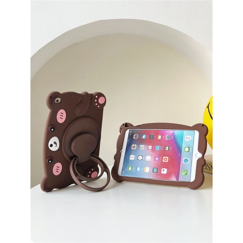 Ốp Máy Tính Bảng Silicon Mềm Có Tay Cầm Cho iPad 10.2 "10.9" MINI / Air 1 2 / Pro 9.7 / Air 4th 5th 6th 7th 8th 9th 10th Gen 2020 2022