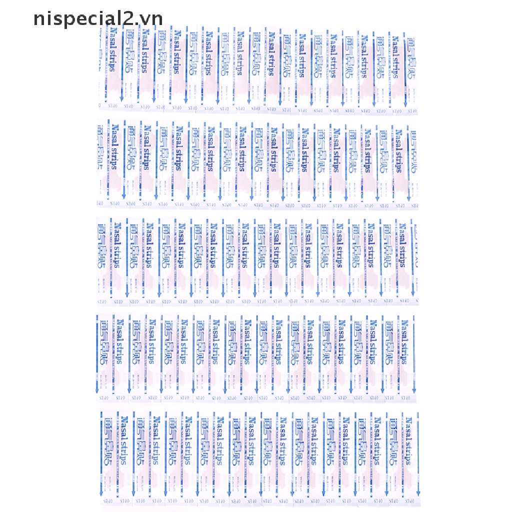 Bộ 50 Miếng Dán Mũi Chống Ngáy Khi Ngủ Tiện Dụng