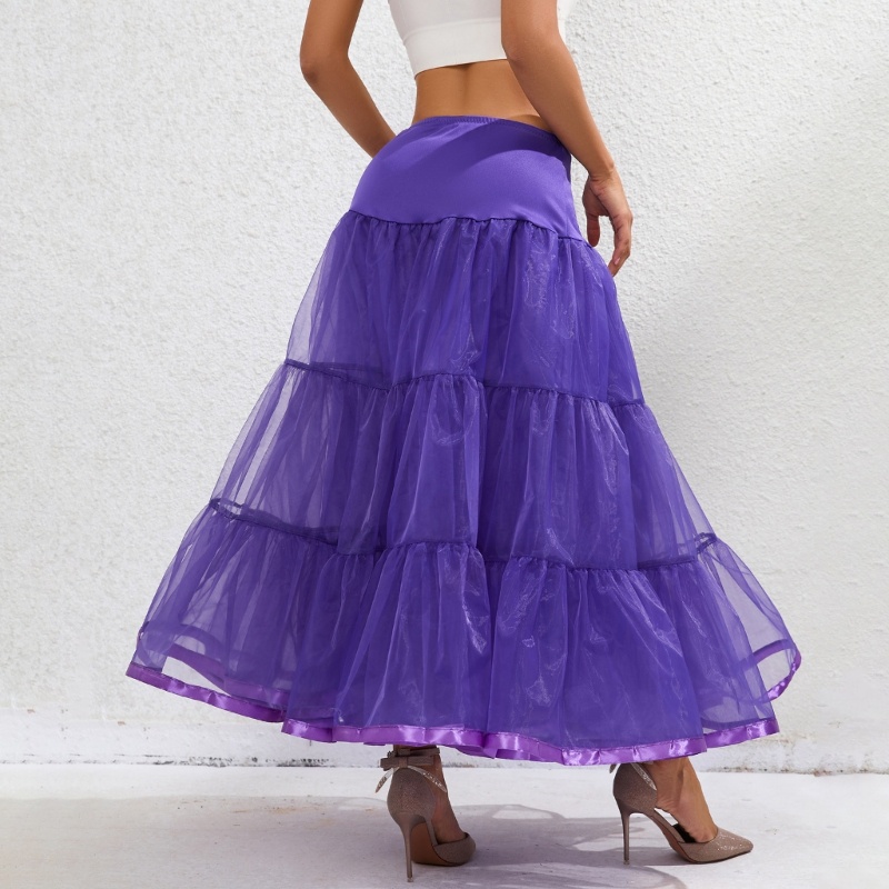 Áo Khoác Petticoat Không Gọng Dáng Chữ A Dài Đến Mắt Cá Chân Cho Nữ