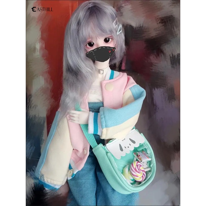 Túi Đeo Chéo Trong Suốt Họa Tiết Sanrio Gooka Melody Pachacco Dễ Thương Cho Bé Gái