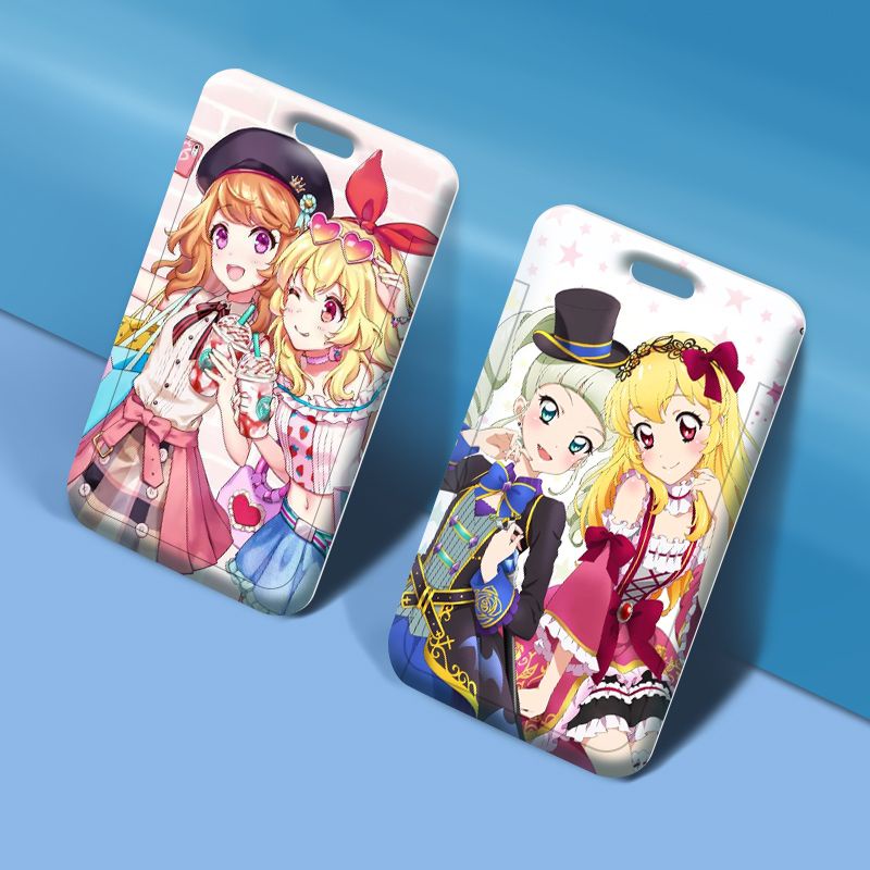 Vỏ Cứng Đựng Thẻ ID Họa Tiết Hoạt Hình Aikatsu Stars DIY