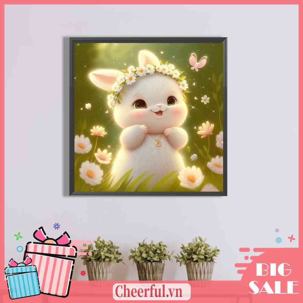 Bộ Tranh Đính Đá 5D Tự Làm 30 * 30CM Hình Thú Trang Trí Nhà Cửa