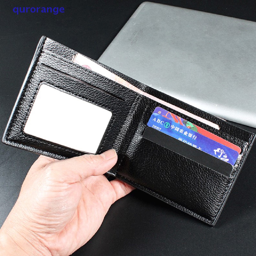 Ví Da Bò Thật Cao Cấp Màu Đen Walet Portefeuille Homme Rrh Cho Nam