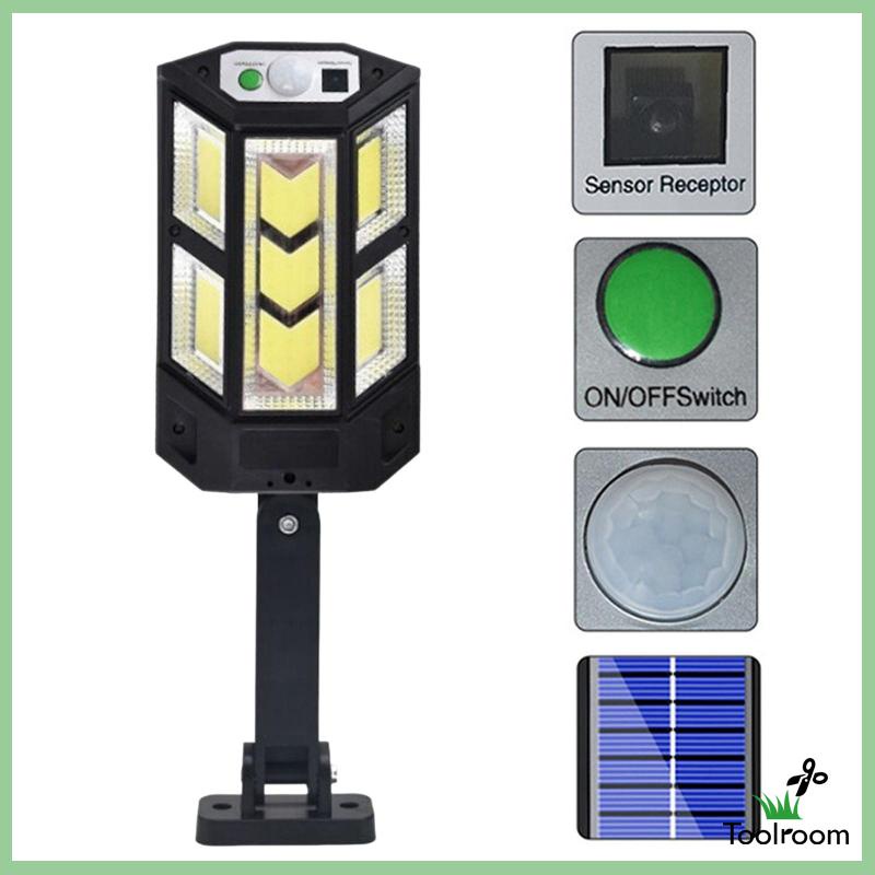 Đèn Đường Sử Dụng Năng Lượng Mặt Trời Chống Thấm Nước Trang Trí Sân Vườn